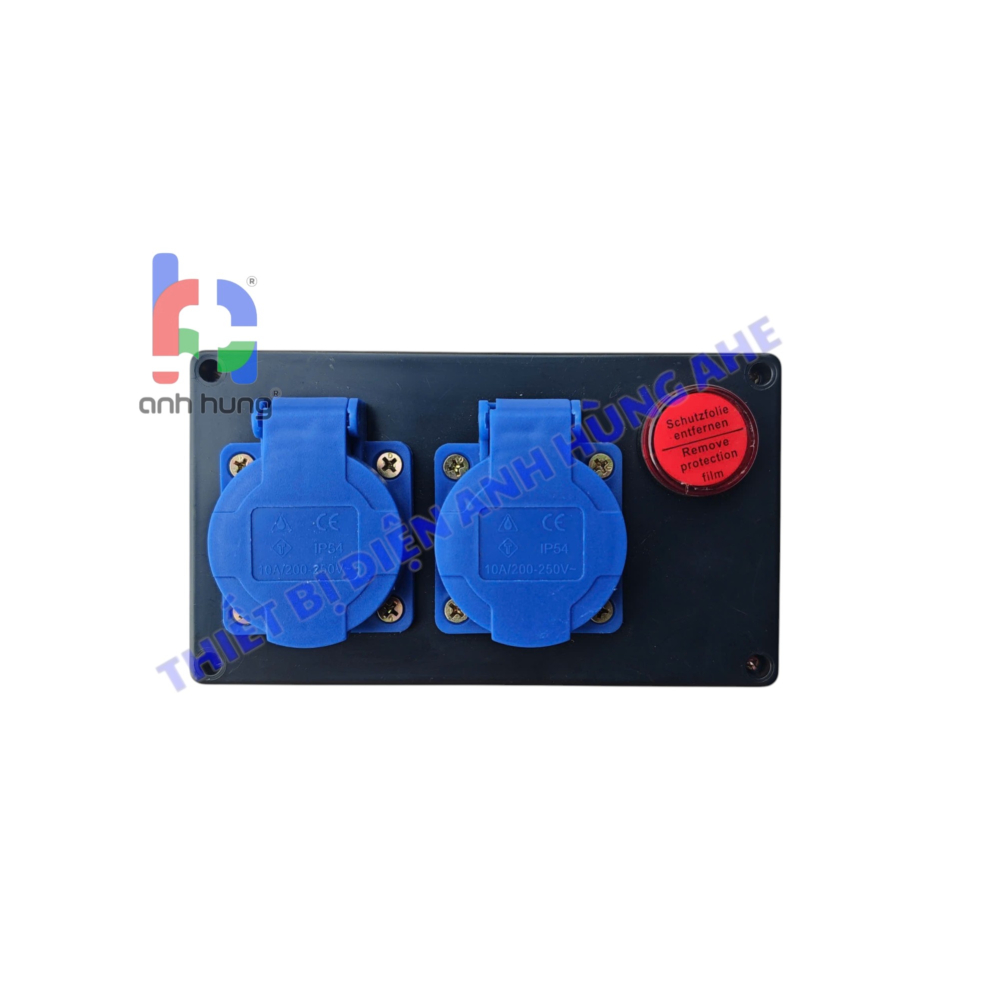 Bộ Chia Nguồn Công Nghiệp 1 Pha 2 Ổ CẮM 10A-16A 250V Đèn báo nguồn | HND0201 - Ảnh 7