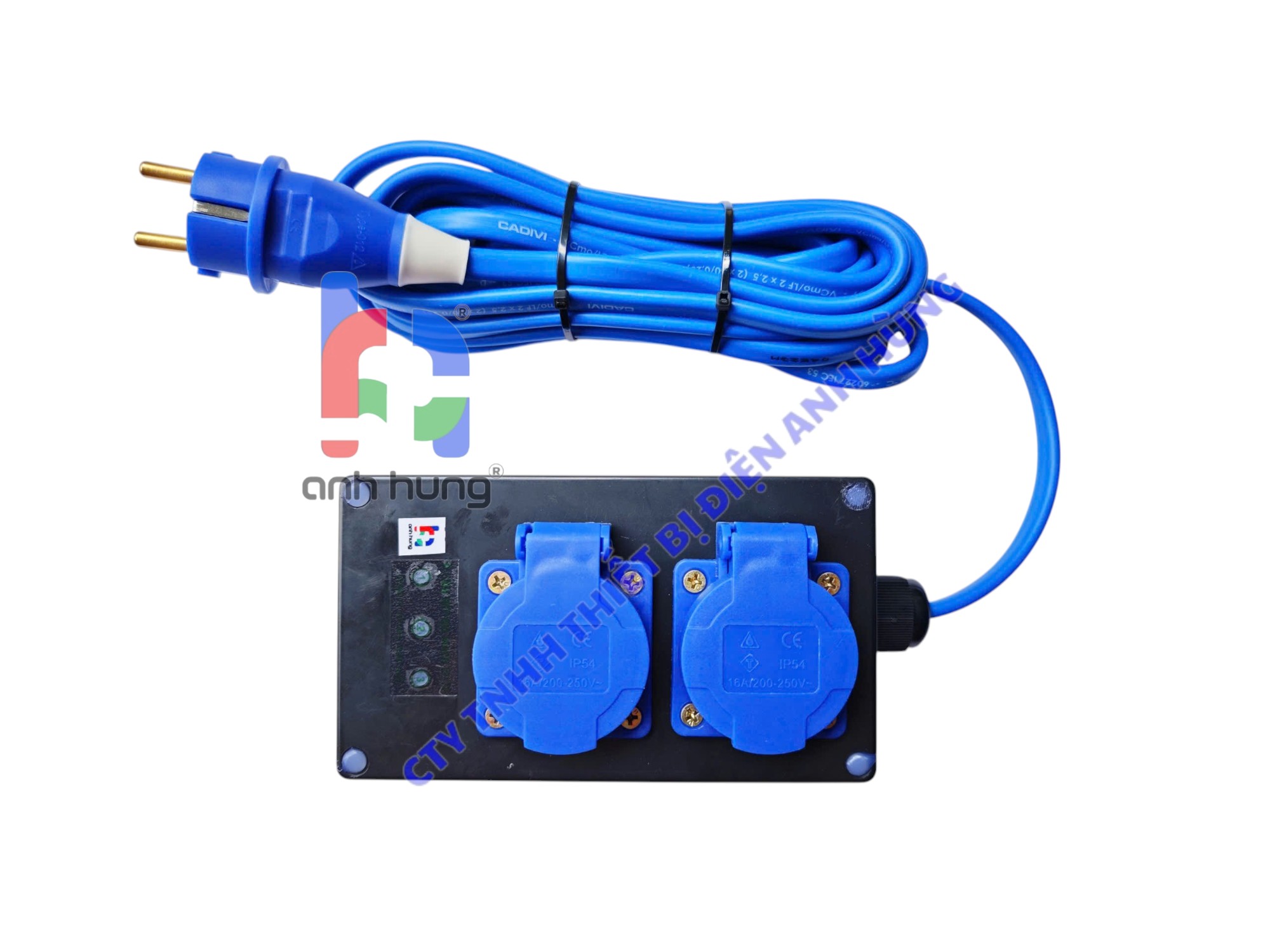 Hộp Nguồn Tiếp Địa Mạch Xử Lý AHE - Ổ Cắm Chống Tê Giật, Triệt Tiêu Điện Rò Cho Máy Tính, Máy In, Tủ Lạnh - Màu Đen kèm 2 mét dây | AHE-A2.D - Ảnh 5