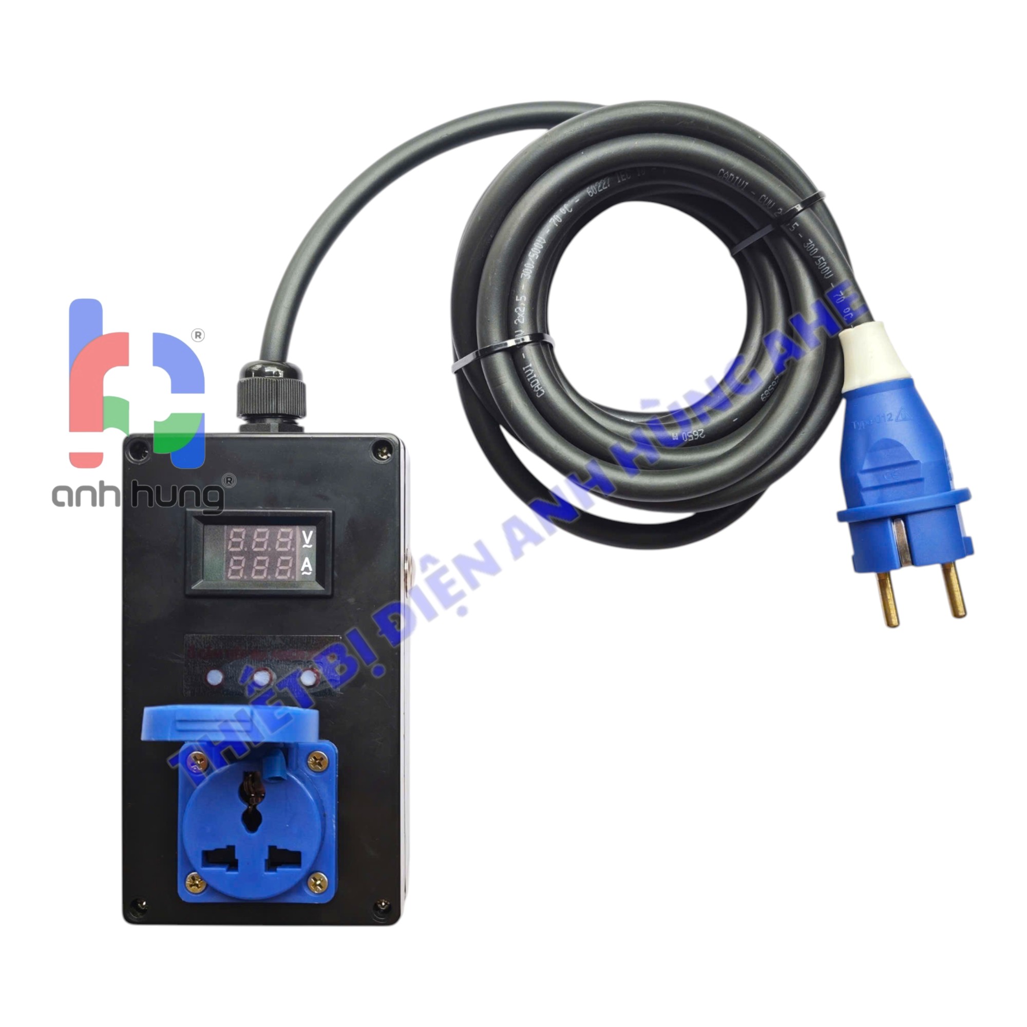 Ổ Cắm Mạch Xử lý Tiếp Địa Sạc Xe Vinfast, BYD, Wuling Mini, JAECOO J7, JAECOO J5 - Màn Hình Vôn Ampe - 5 MÉT DÂY CADIVI 2x4.0 | BẢN TCE 05NCD - Ảnh 7