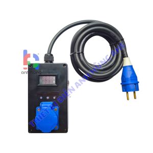 Ổ Cắm Mạch Xử lý Tiếp Địa Sạc Xe Vinfast, BYD, Wuling Mini, JAECOO J7, JAECOO J5 - Màn Hình Vôn Ampe - 10 MÉT DÂY CADIVI 2x2.5 | BẢN TCE10