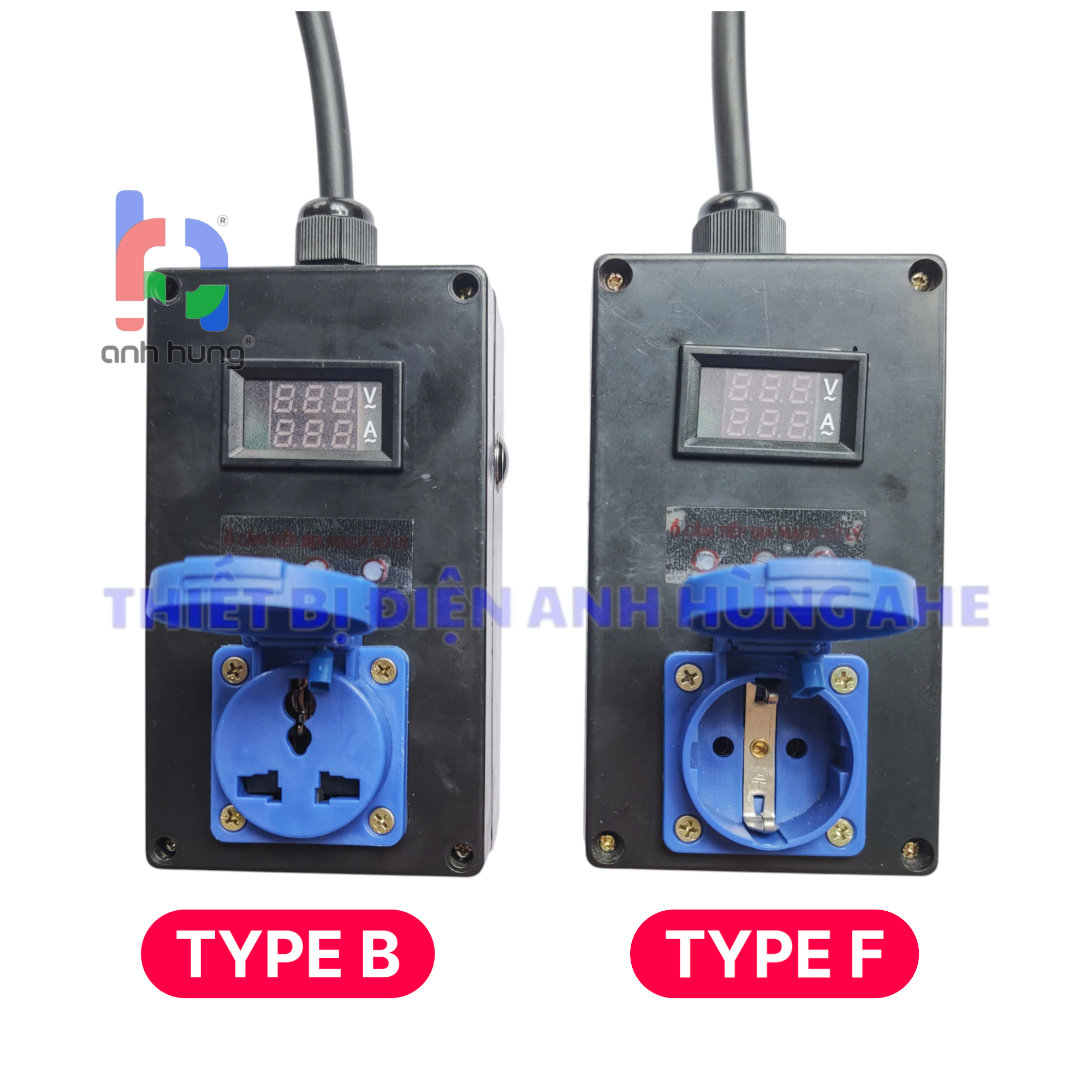 Ổ Cắm Mạch Xử lý Tiếp Địa Sạc Xe Vinfast, BYD, Wuling Mini, JAECOO J7, JAECOO J5 - Màn Hình Vôn Ampe - 5 MÉT DÂY CADIVI 2x4.0 | BẢN TCE 05NCD - Ảnh 3